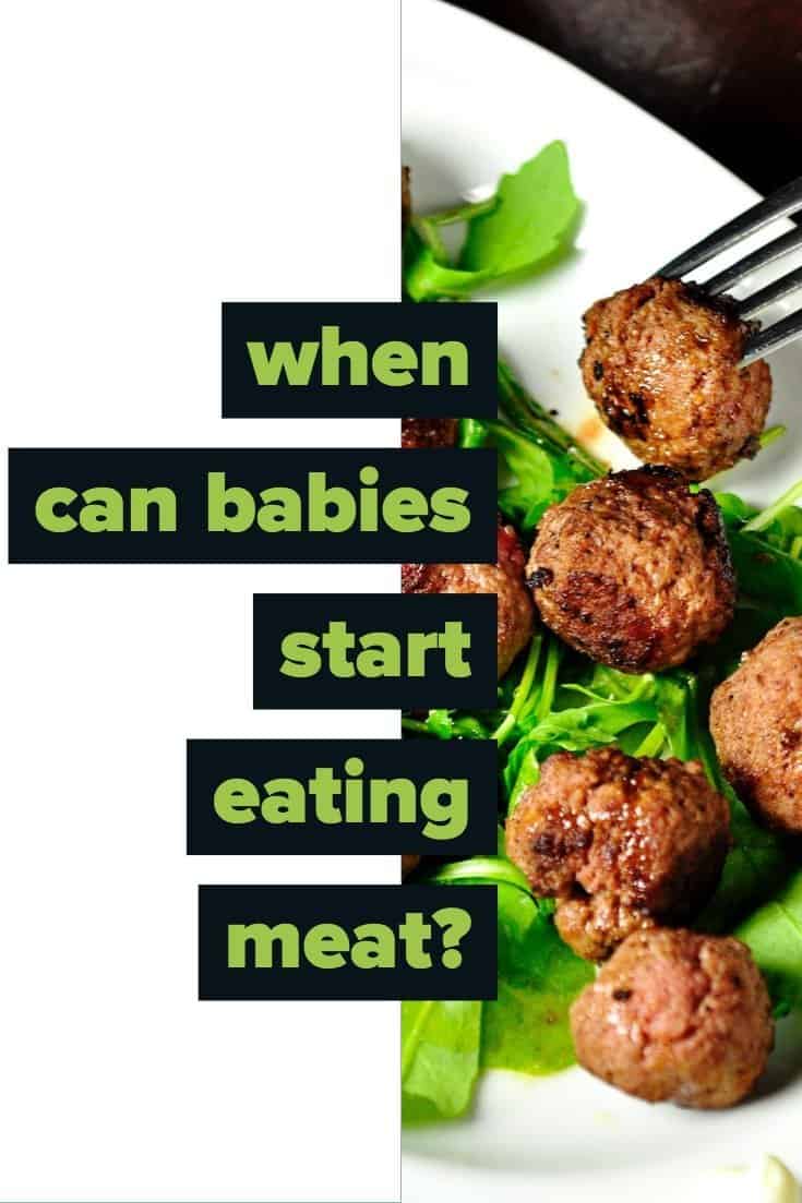 Wanneer kunnen baby's beginnen met vlees eten? #feedingbaby's #babyfood #BLW #homemadebabyfood #makingbabyfood #howtoffeedingbaby's